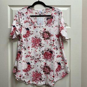 Floral LuLaRoe Morgan Flare Tunic Tee LLR  NWT S